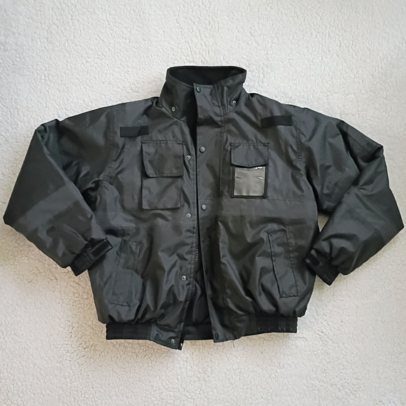 Hi-Vis Other - Black Hi-Vis Reflective Medium J2023 Safety Work Jacket